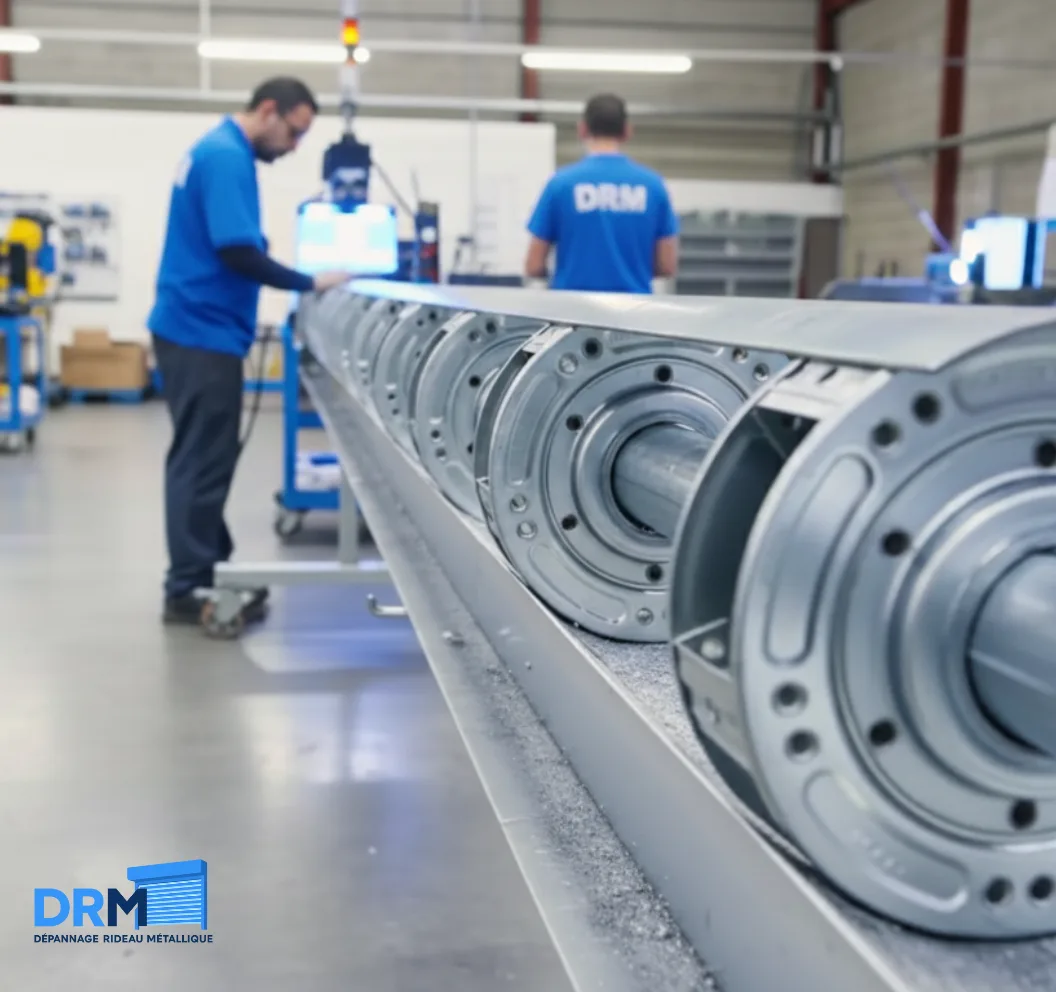 Fabrication rideau métallique sur-mesure France — atelier DRM Versailles
